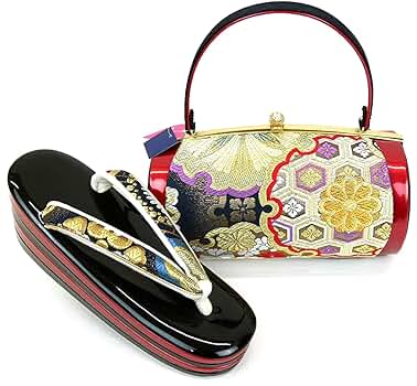 Amazon.co.jp: [京都うさぎ堂] Lサイズ 厚底 振袖用 草履バッグ
